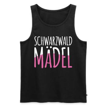 Schwarzwald - Männer Premium Bio Tank Top - Schwarz - Vorne - Michal (187cm)