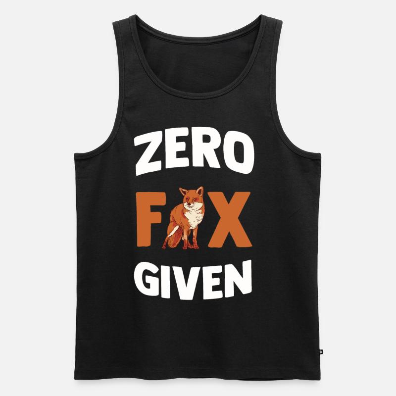 Fuchs - Männer Premium Bio Tank Top - Schwarz