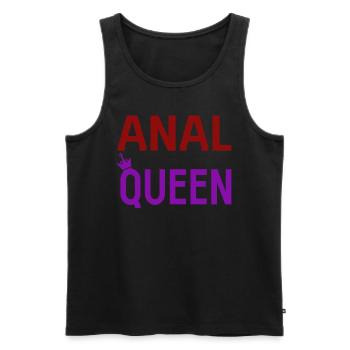 Sexe Proverbe Anal Porno Échangistes - Débardeur bio Premium Homme - noir - Devant - Michal (187cm)