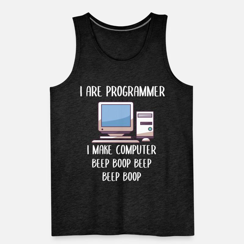 I Are Programmer Programming Männer Premium Bio Tank Top