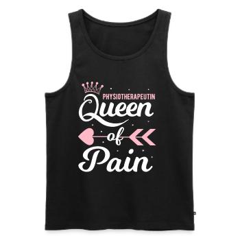 Physiotherapeutin Physiotherapie Physiotherapeuten - Männer Premium Bio Tank Top - Schwarz - Vorne - Michal (187cm)