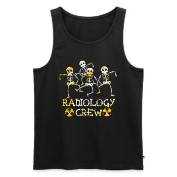Radiology Crew - Radiologists & X-ray Technicians - Men's Premium Organic Tank Top - black - Front - AI Model Male 178 light (178cm)