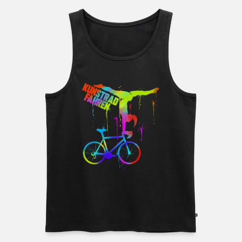 Kunstradfahrer und Radfahrer Geschenk - Männer Premium Bio Tank Top - Schwarz