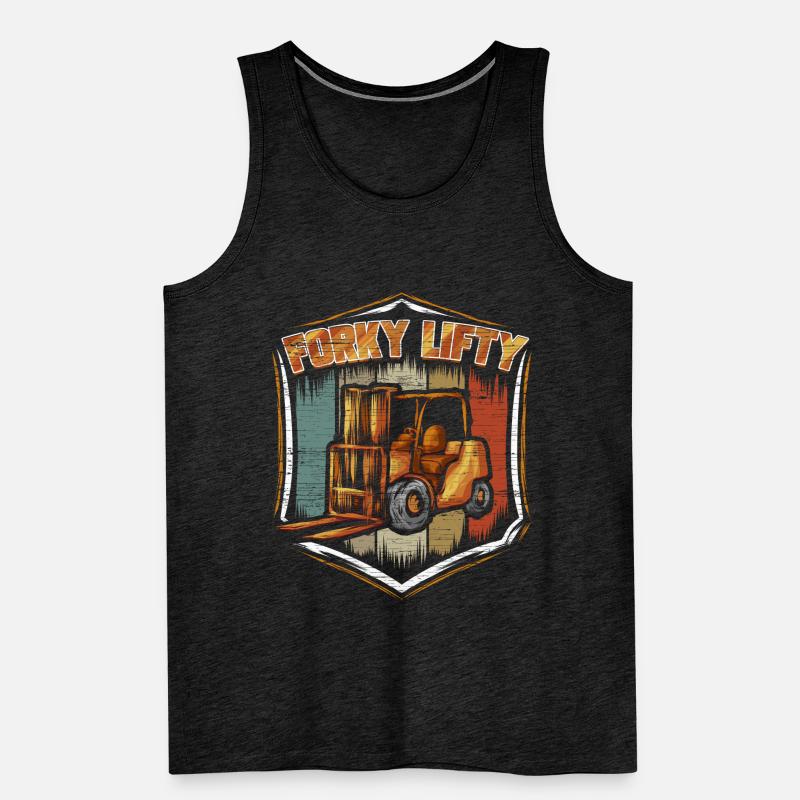 Staplerfahrer - Gabelstapler Forky Lifty Geschenk Männer Premium Bio Tank Top