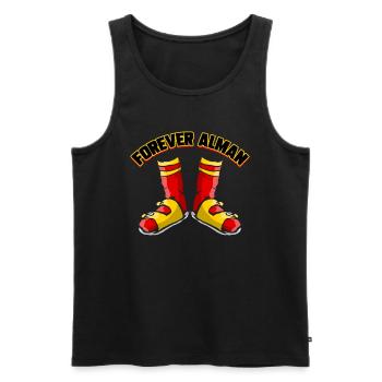 Forever Alman Deutscher Typisch Deutsch Geschenk - Männer Premium Bio Tank Top - Schwarz - Vorne - AI Model Male 178 light (178cm)
