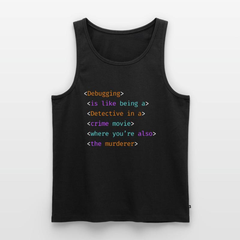 99 petits bugs dans le codage du programmeur de code Débardeur bio Premium Homme