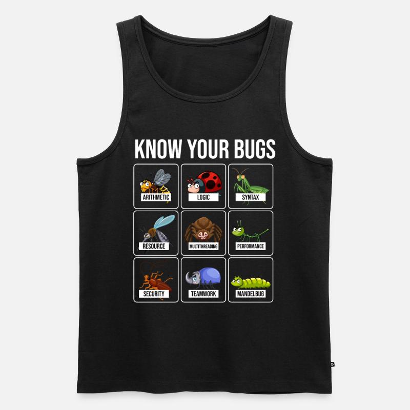 Got A New Error Progress Programmierer Coding - Männer Premium Bio Tank Top - Schwarz