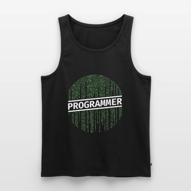 Programmer programmer coding Men's Premium Organic Tank Top
