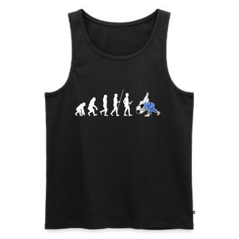 Judo Martial Arts Martial Arts Judoka - Men's Premium Organic Tank Top - black - Front - Michal (187cm)