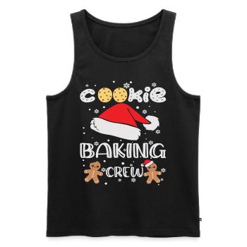 Équipe de cuisson des biscuits - Débardeur bio Premium Homme - noir - Devant - Michal (187cm)