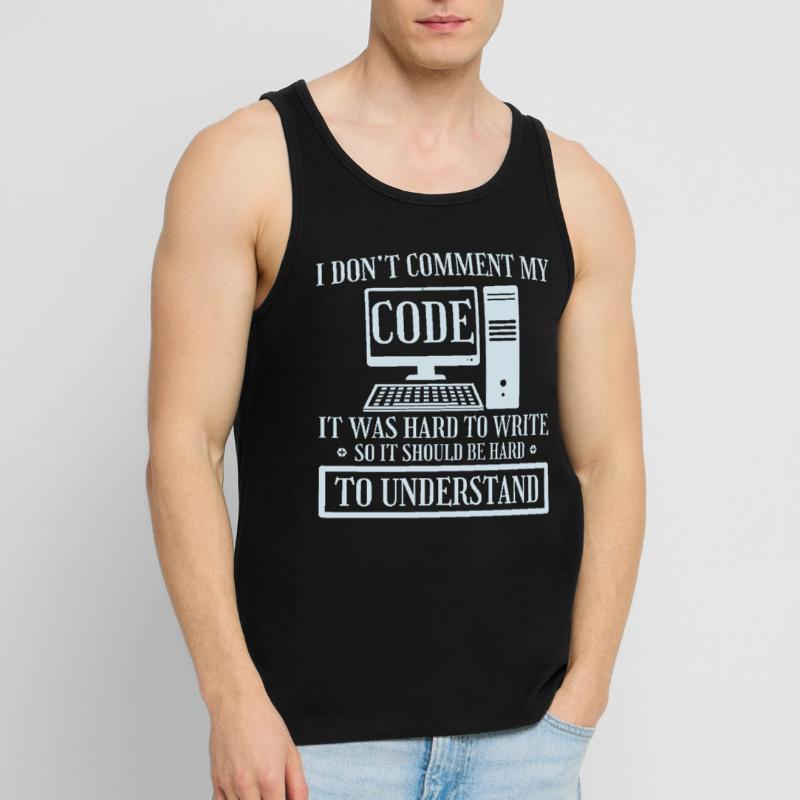 Je ne commente pas le codage du programmeur de code Débardeur bio Premium Homme