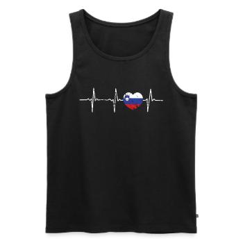 Geschenk - Männer Premium Bio Tank Top - Schwarz - Vorne - AI Model Male 178 light (178cm)