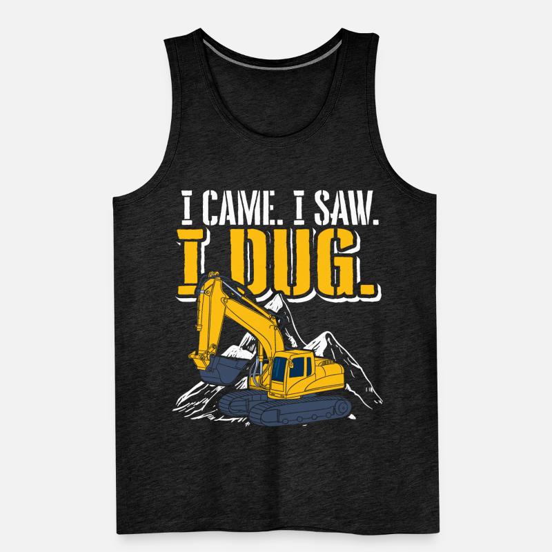 Bagger Männer Premium Bio Tank Top
