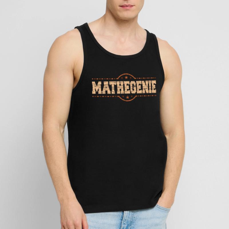 Math genius math professor math student Men's Premium Organic Tank Top