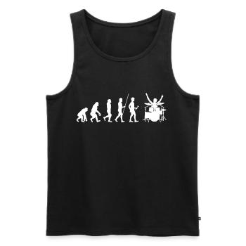 Percussion - Men's Premium Organic Tank Top - black - Front - AI Model Male 178 light (178cm)