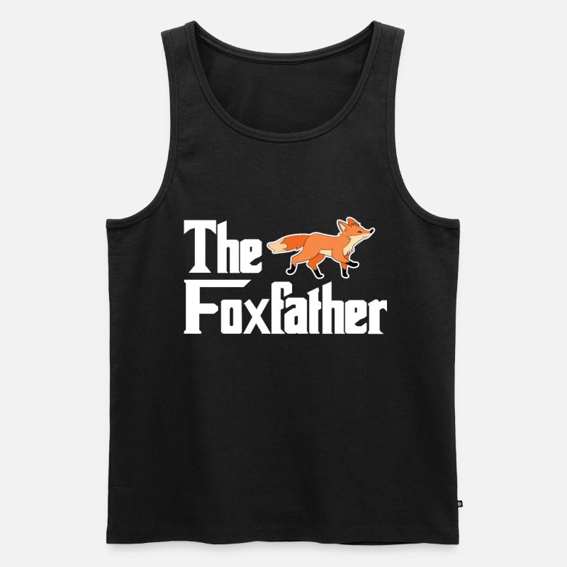 Fuchs - Männer Premium Bio Tank Top - Schwarz