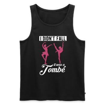 ballet - Men's Premium Organic Tank Top - black - Front - AI Model Male 178 light (178cm)