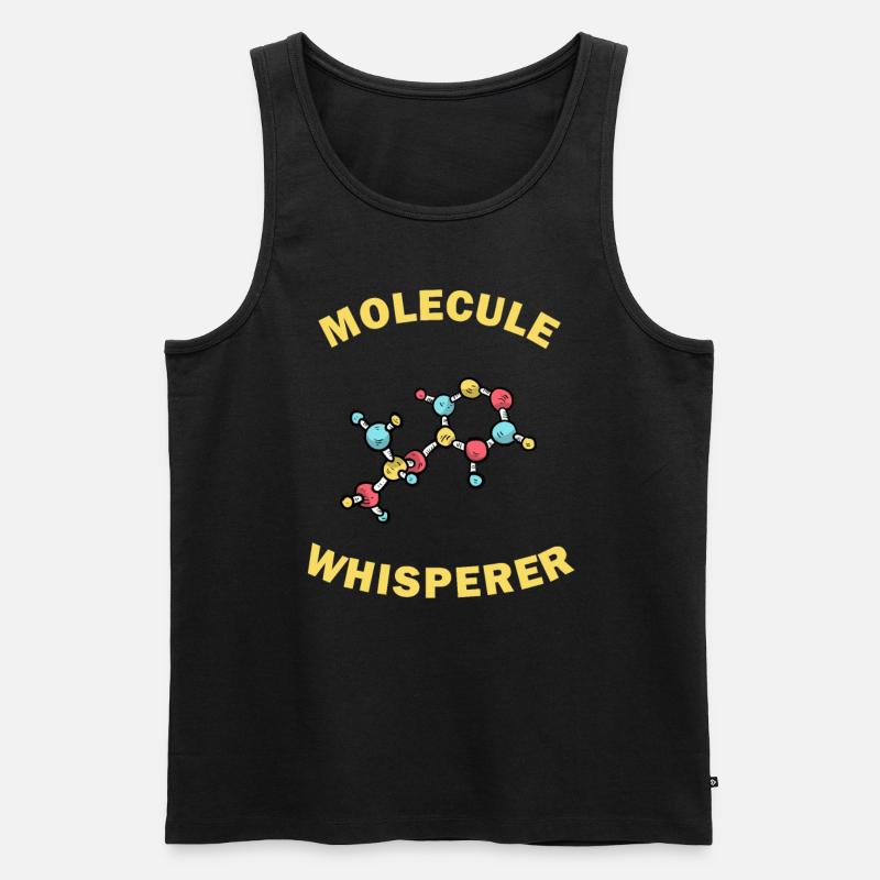 Molecule Whisperer Funny Gift - Men's Premium Organic Tank Top - black
