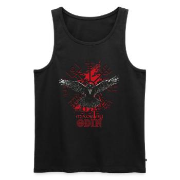 Design für Wikinger Kelten und Germanen Fans - Männer Premium Bio Tank Top - Schwarz - Vorne - AI Model Male 178 light (178cm)