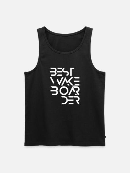 Best wakeboarder water wakeboarding wakeboard - Men's Premium Organic Tank Top - black