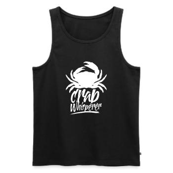 Krabben Flüsterer Krabbe Krabbenfischen Job - Männer Premium Bio Tank Top - Schwarz - Vorne - Michal (187cm)