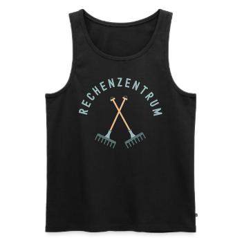 Rechenzentrum Garten Gärtner Lustig Hobbygärtner - Männer Premium Bio Tank Top - Schwarz - Vorne - Michal (187cm)
