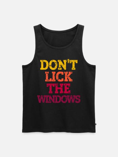 SLIK IKKE WINDOWS. - Herre Premium økologisk tanktop - 