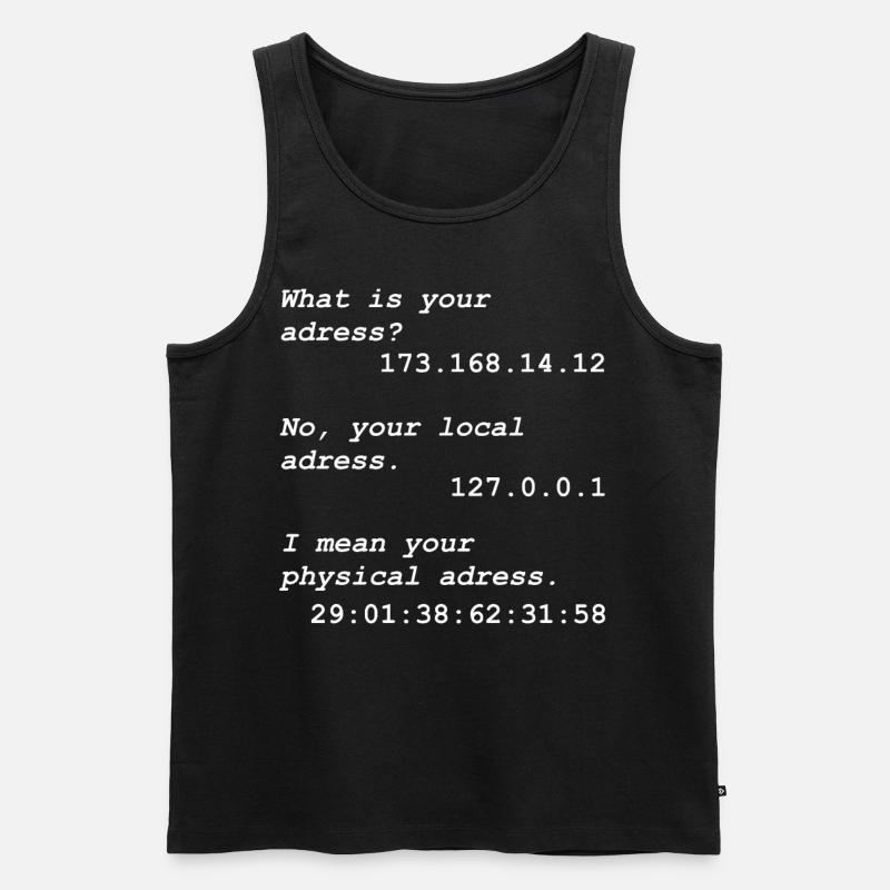Programmation Informaticien Informaticien - Débardeur bio Premium Homme - noir