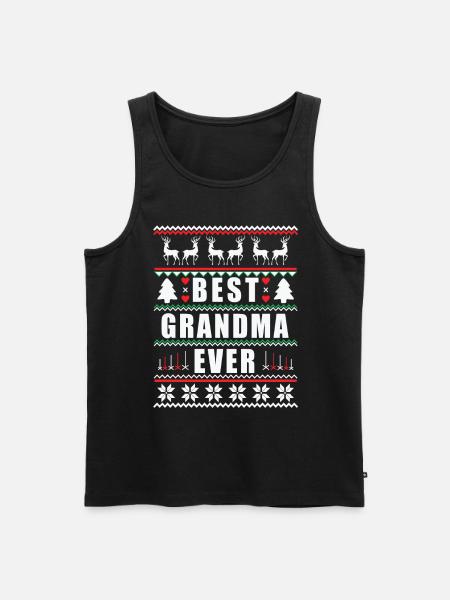 Best Grandma Ever - Men's Premium Organic Tank Top - black