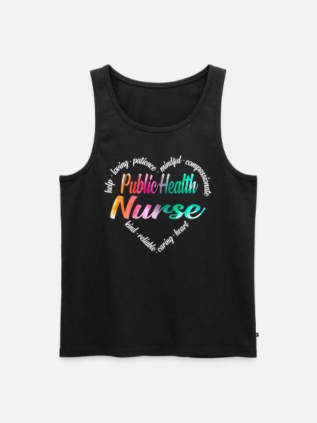 Public health nurse - Men's Premium Organic Tank Top - black