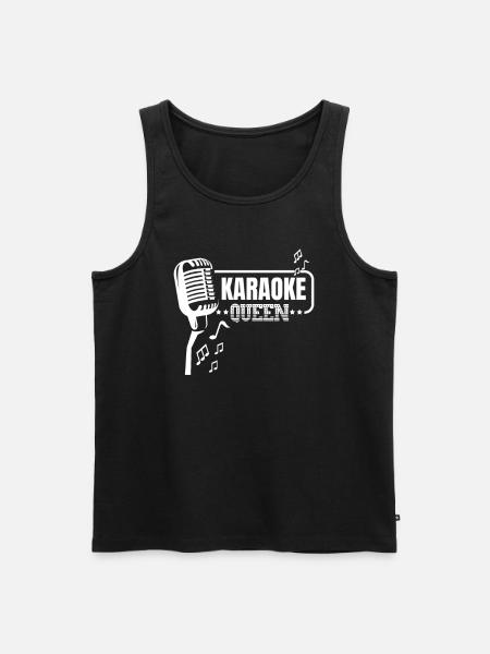 Karaoke - Men's Premium Organic Tank Top - black