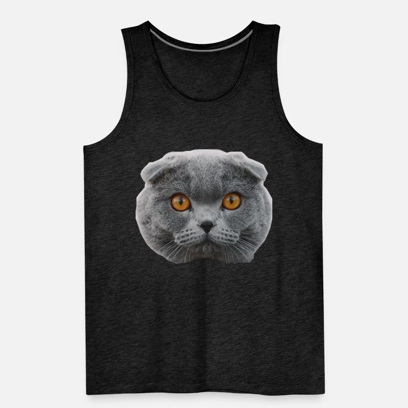 Katze Männer Premium Bio Tank Top