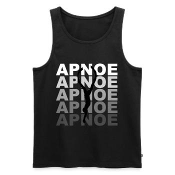 Apnea diver Apnea diving Apnea diver - Men's Premium Organic Tank Top - black - Front - Michal (187cm)