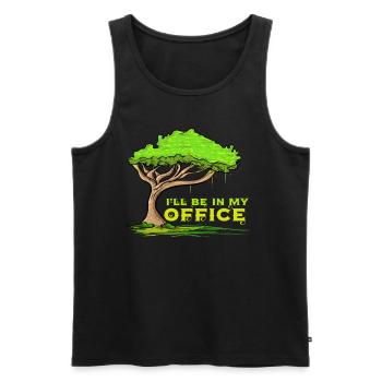 Baumkletterer Baumpfleger Arborist Baumpflege - Männer Premium Bio Tank Top - Schwarz - Vorne - AI Model Male 178 light (178cm)