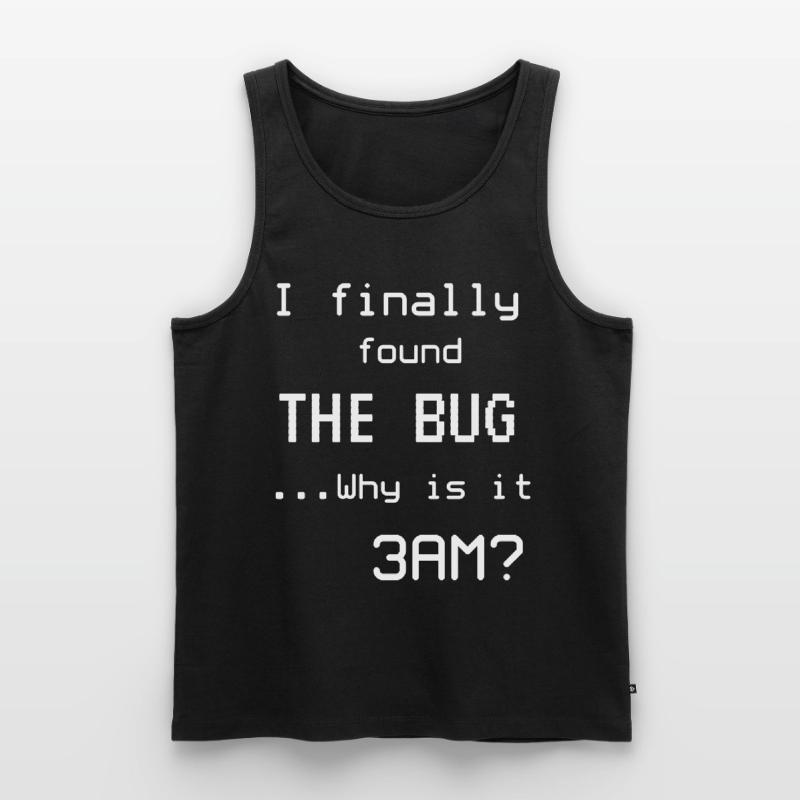Programmer Meme Computer Scientist Nerd Men's Premium Organic Tank Top