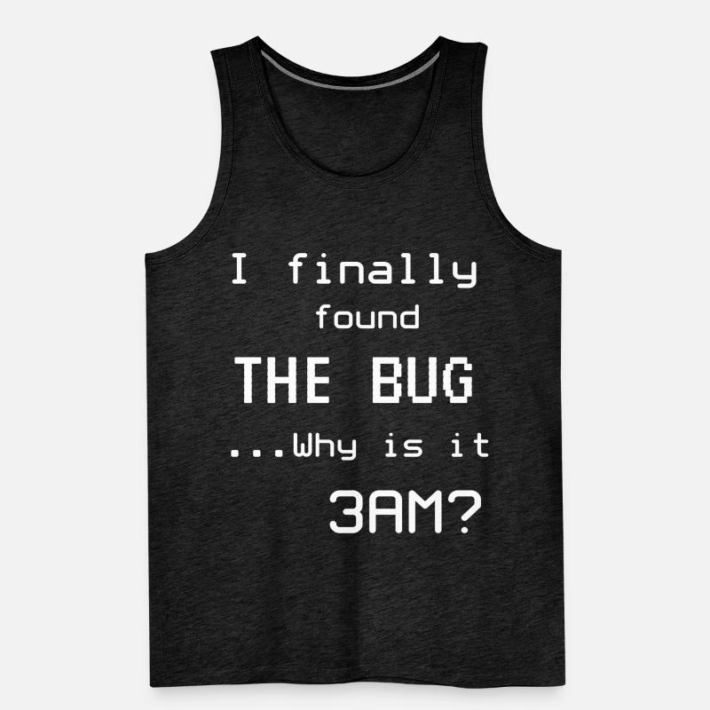 Programmer Meme Computer Scientist Nerd Men's Premium Organic Tank Top