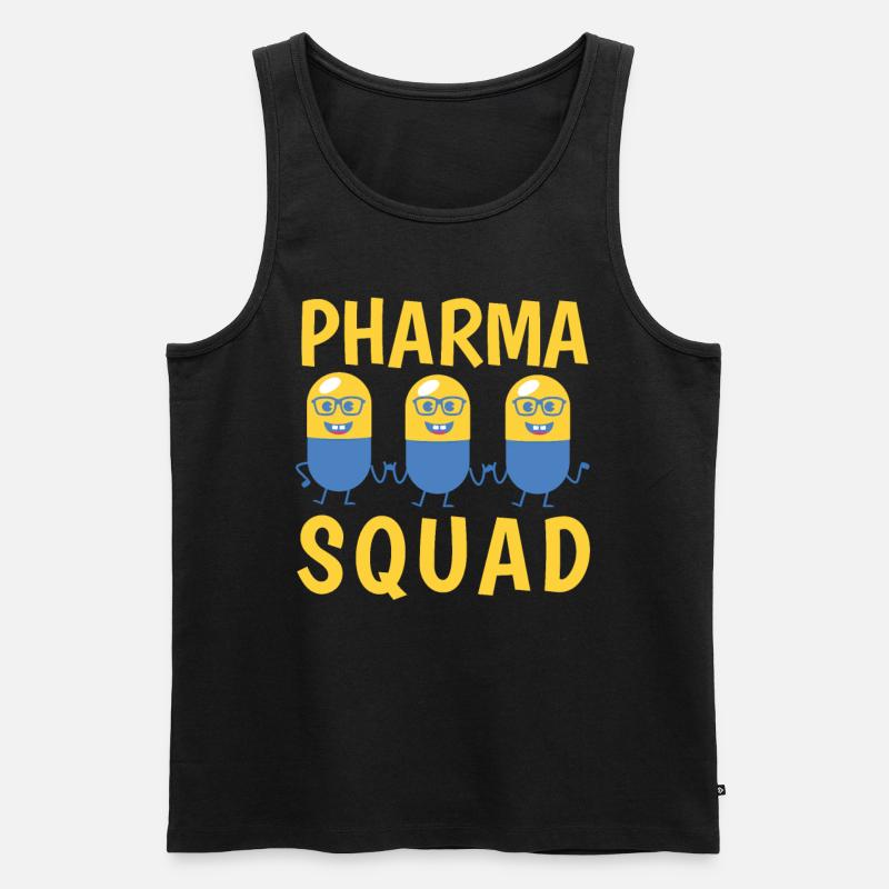 Pharma Squad Dancing Pills - Débardeur bio Premium Homme - noir