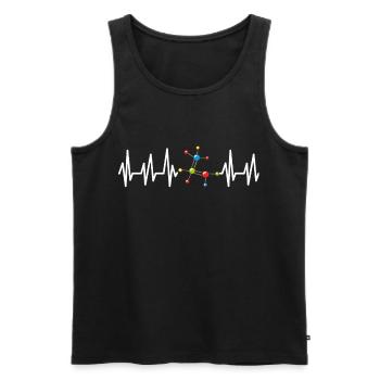 Chemistry - Men's Premium Organic Tank Top - black - Front - Michal (187cm)