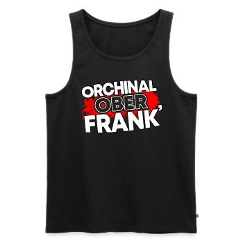 Oberfranken Franken Fränkisches Geschenk - Männer Premium Bio Tank Top - Schwarz - Vorne - Michal (187cm)