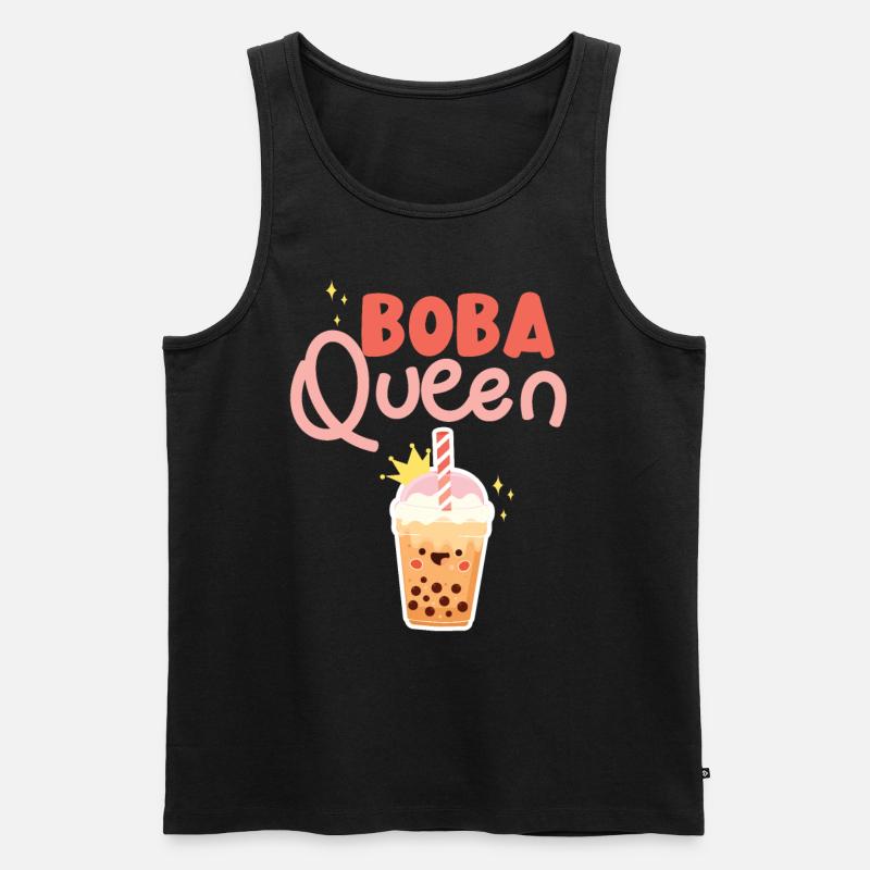 Bubble Tea - Männer Premium Bio Tank Top - Schwarz