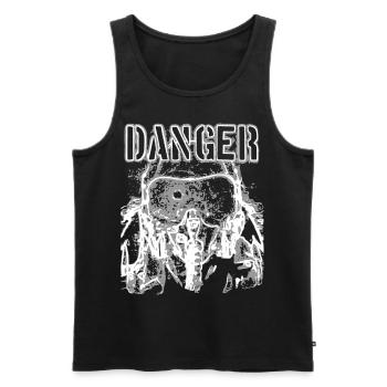 2reborn Jet Pilot Jet wh - Männer Premium Bio Tank Top - Schwarz - Vorne - Michal (187cm)