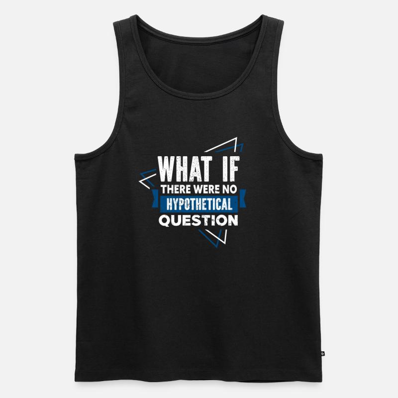 Philosoph - Männer Premium Bio Tank Top - Schwarz