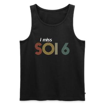 i miss Walking Street Soi 6 LK Metro Thailand - Männer Premium Bio Tank Top - Schwarz - Vorne - AI Model Male 178 light (178cm)