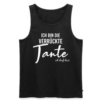 Patin - Männer Premium Bio Tank Top - Schwarz - Vorne - Michal (187cm)