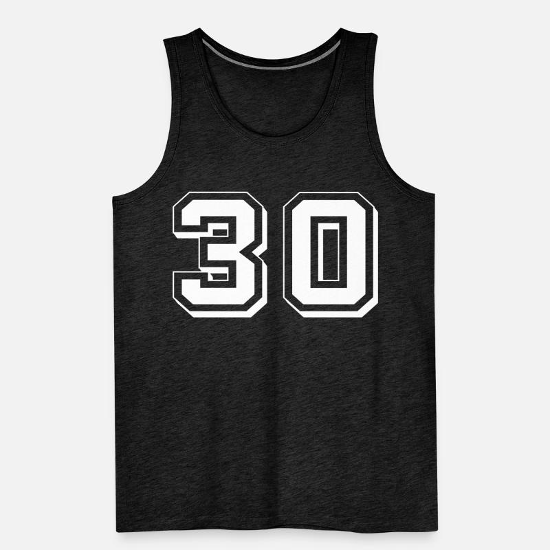 Nummer 30 Männer Premium Bio Tank Top