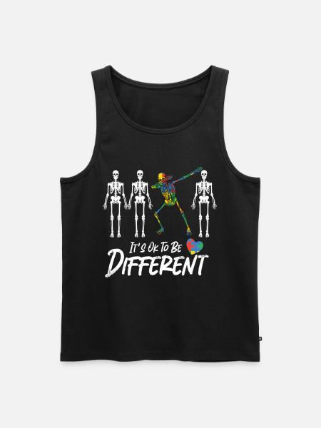 Autisme Conscience - Débardeur bio Premium Homme - noir