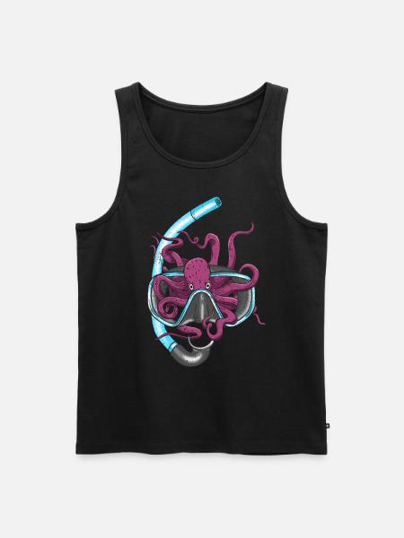 dive - Men's Premium Organic Tank Top - black