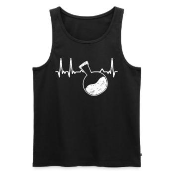 Chemistry Chemist Chemical Laboratory Chemistry Laboratory Laboratory - Men's Premium Organic Tank Top - black - Front - AI Model Male 178 light (178cm)
