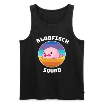 Blobfisch Tauchen Tier Meereskreatur Squad Fisch - Männer Premium Bio Tank Top - Schwarz - Vorne - Michal (187cm)
