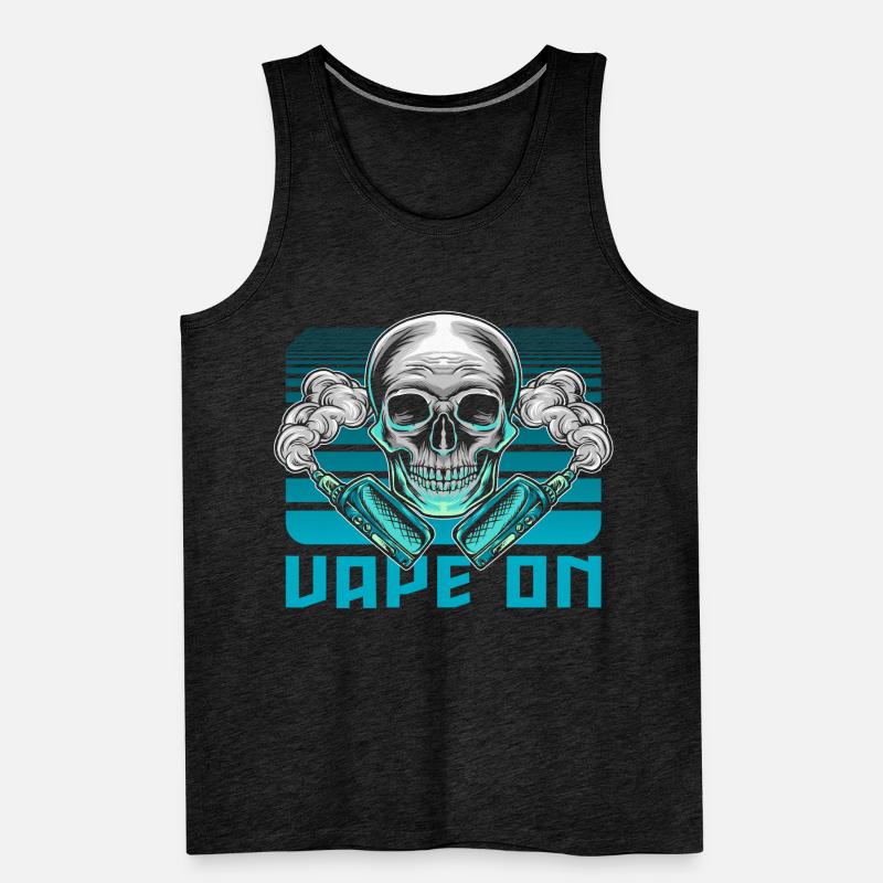 Vape On Vaper Dampfer E-Zigarette Dampfen Geschenk Männer Premium Bio Tank Top